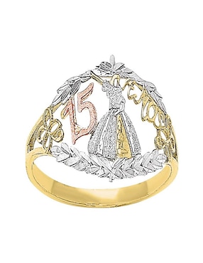 Anillo Joyería M De Leon brillante