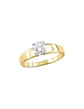 Anillo de compromiso de oro 10 k Joyería M de Leon