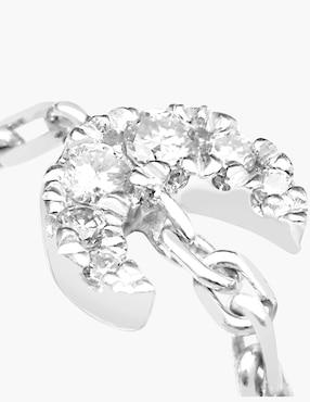 Anillo de luna Djula Magic Touch 14 k de oro diamante diamantado