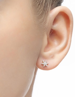 Broqueles de estrella Djula Magic Touch con acabado brillante diamante