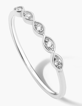 Anillo Djula Mix and Match 18 k de oro diamante diamantado