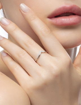 Anillo Djula Mix and Match 18 k de oro diamante diamantado