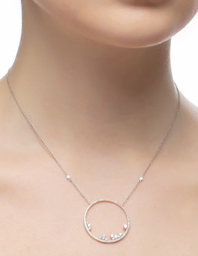 Collar Djula Fairytale de oro blanco 18 K