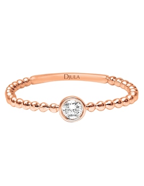Anillo Djula Mix and Match 18 k de oro diamante pavé