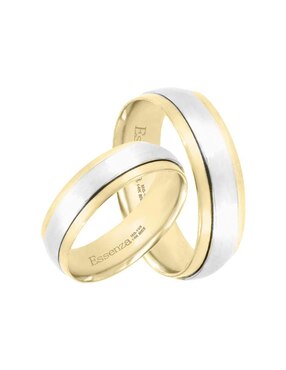 Argolla de oro amarillo 14 k Essenza Dafne