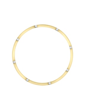Argolla de oro 14 k Essenza Bellisa diamante