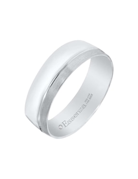 Argolla de oro blanco 14 k Essenza Redenta