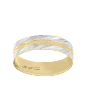 Argolla de oro amarillo 14 k Essenza Damaris