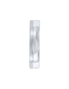 Argolla de oro blanco 14 k Essenza Redenta diamante