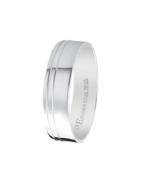 Argolla de oro blanco 14 k Essenza Laverne