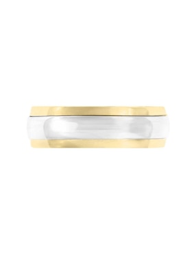 Argolla de oro amarillo 14 k Essenza Dafne