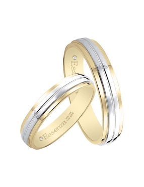 Argolla de oro amarillo 14 k Essenza Valentine