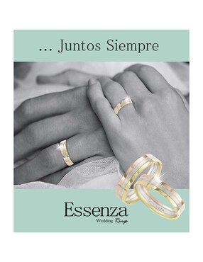 Argolla de oro florentino 14 k Essenza Roser