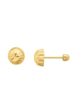Broqueles Joyería M De Leon con acabado brillante