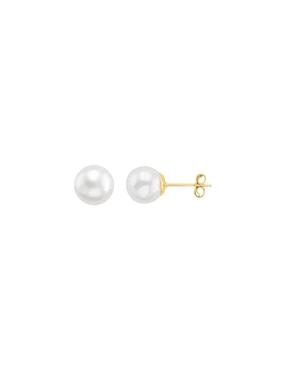 Broqueles Joyería M De Leon con acabado brillante zirconia