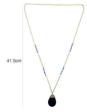 Arracadas y collar Mancini 14 k