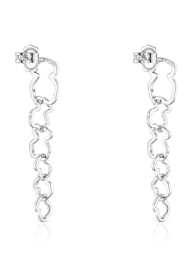 Aretes Tous Carrusel de plata P 925 con acabado lustre