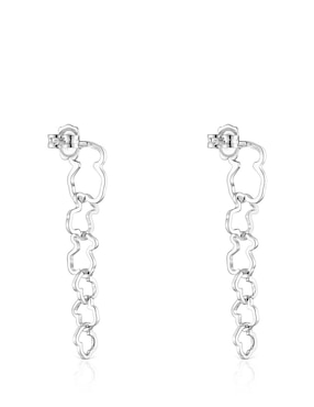 Aretes Tous Carrusel de plata P 925 con acabado lustre