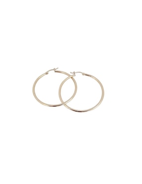 Arracadas Casa Del Anillo de oro con acabado brillante