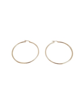 Arracadas Casa Del Anillo de oro con acabado brillante