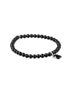 Brazalete Tous de plata con acabado liso