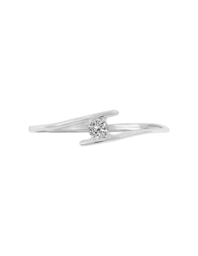 Solitario de oro 14 k Klamore Christy diamante