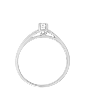 Solitario de oro 14 k Klamore Farah diamante