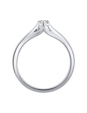 Solitario de oro 14 k Klamore Circe diamante
