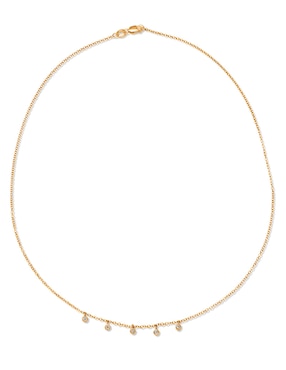 Collar Jayda de oro amarillo 14 K