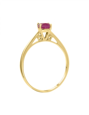 Anillo Valessa 14 k de oro amarillo brillante