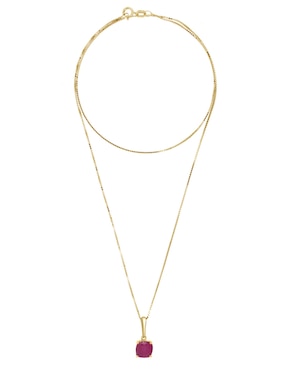 Dije Valessa de oro amarillo 14 K
