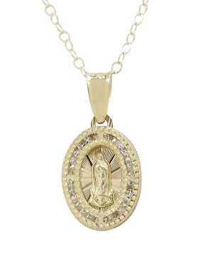 Collar D Cadena de oro 14 K