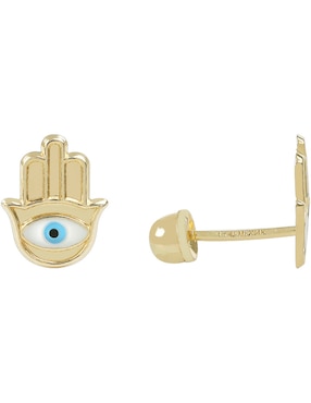 Broqueles de mano D Cadena de oro zirconia