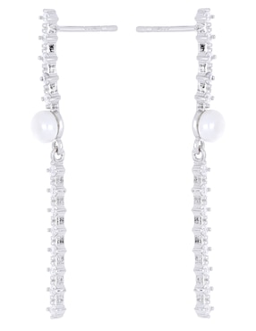 Aretes Valoro de plata P 925 perla