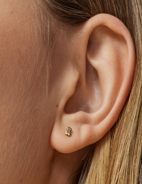 Piercing de oso Tous Pearl de oro perla