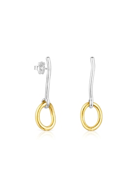 Aretes Largos Tous Hav De Plata P925