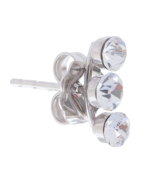 Piercing Inverness de oro blanco 14 K con acabado brillante cristal