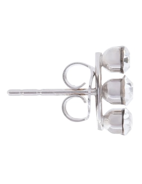 Piercing Inverness de oro blanco 14 K con acabado brillante cristal