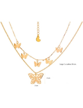 Collar Parisa Joyería de baño de oro