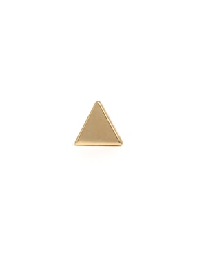 Piercing De Triangular Ero Jewelry De Oro Amarillo 14 K