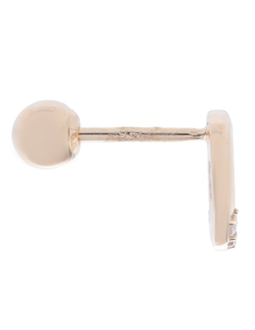 Piercing redondos Ero Jewelry de oro con acabado brillante zirconia