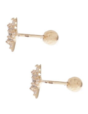 Piercing de estrella Ero Jewelry de oro con acabado brillante