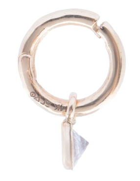 Piercing Ero Jewelry de oro con acabado brillante cristal