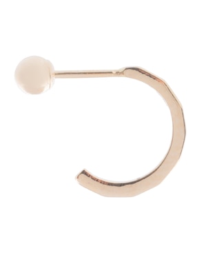 Piercing Ero Jewelry de oro con acabado brillante