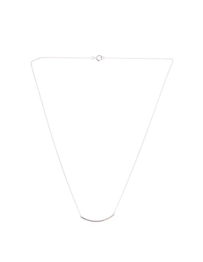 Collar Jayda de oro blanco 14 K