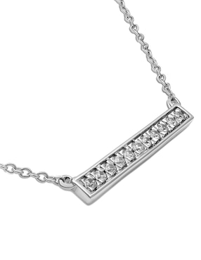 Collar Jayda de oro blanco 14 K