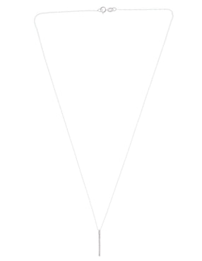 Collar Jayda de oro blanco 14 K