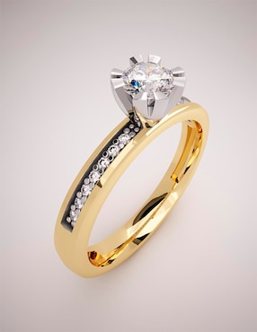 Anillo Fonelli 14 K Oro Amarillo