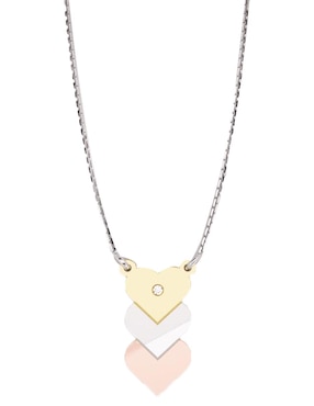 Dije De Corazón Fonelli Oro Florentino 14 K Diamante