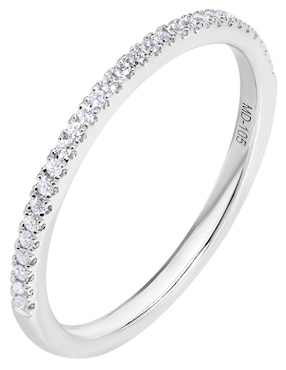 Anillo Riccardo Orsato Riviere 14 k de oro blanco diamante brillante